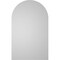 Ekena Millwork Round Top Surface Mount PVC Gable Vent w/ 2"W x 2"P Brickmould Sill Frame, 16"W x 26"H GVPRT16X2603SN - alternate 3